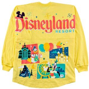Disneyland Resort Play in Parks Spirit Jersey Adult Medium Yellow New With Tag